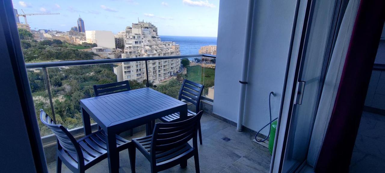 Sea View Apartment 2 Bedrooms 2 Bathrooms, 2 Minutes Away From The Sea St. Julian's Exteriör bild