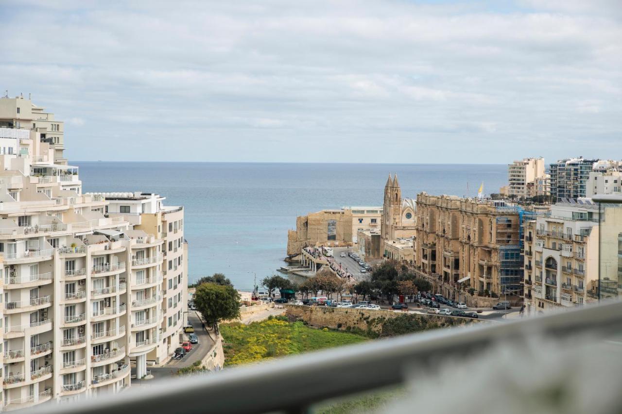 Sea View Apartment 2 Bedrooms 2 Bathrooms, 2 Minutes Away From The Sea St. Julian's Exteriör bild