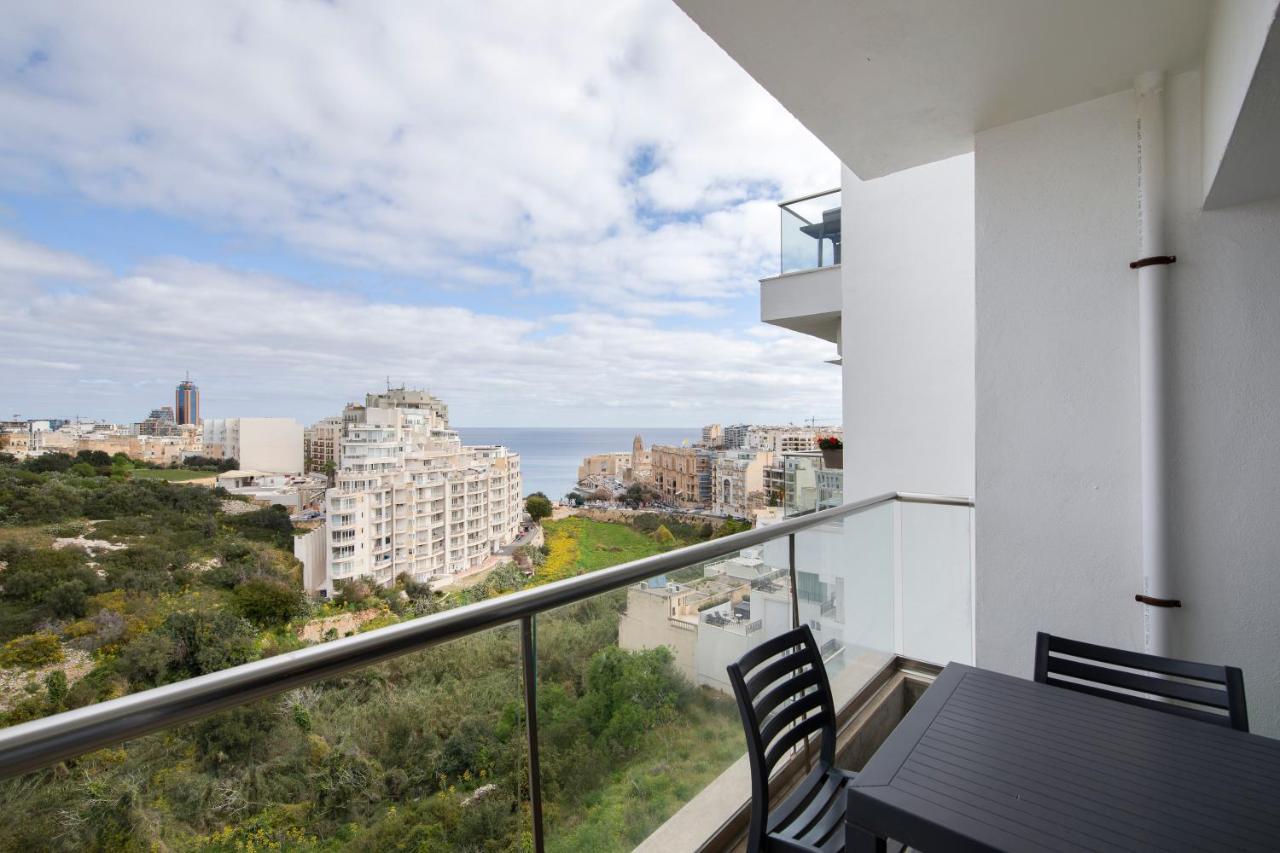Sea View Apartment 2 Bedrooms 2 Bathrooms, 2 Minutes Away From The Sea St. Julian's Exteriör bild